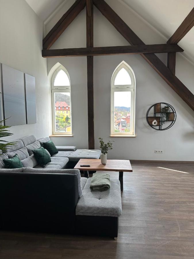 Dachterrassenwohnung Katharinenschule Eisenach Kültér fotó